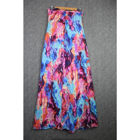 Laundry by Shelli Segal Silk Strapless Maxi Dress size 6 Cocktail Party - Picture 2 of 5